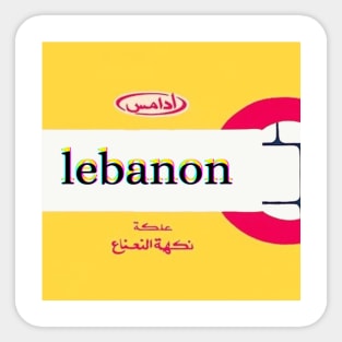 Lebanon gum Sticker